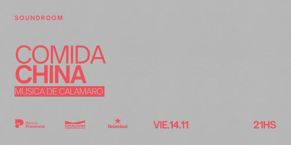 COMIDA CHINA - Homenaje a Andrés Calamaro 14.11