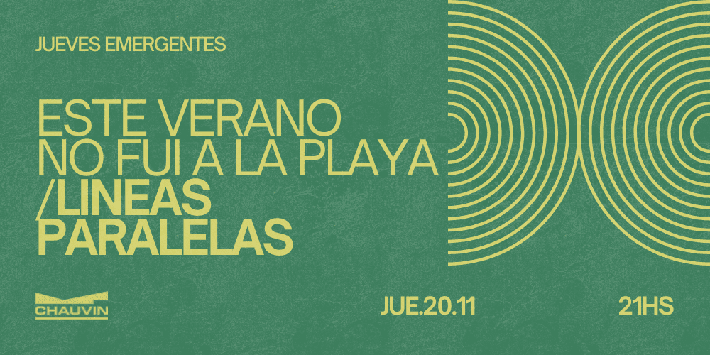 ESTE VERANO NO FUI A LA PLAYA - LINEAS PARALELAS 20.11