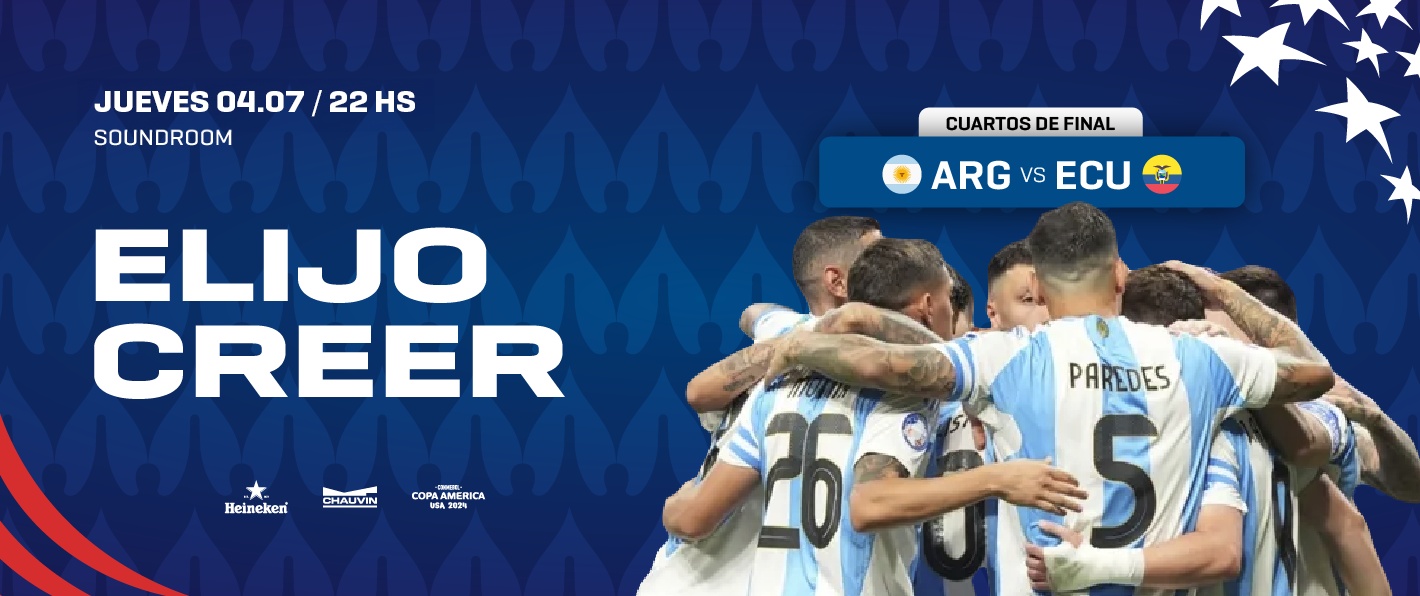 elijo creer/ transmisión partido en el cine