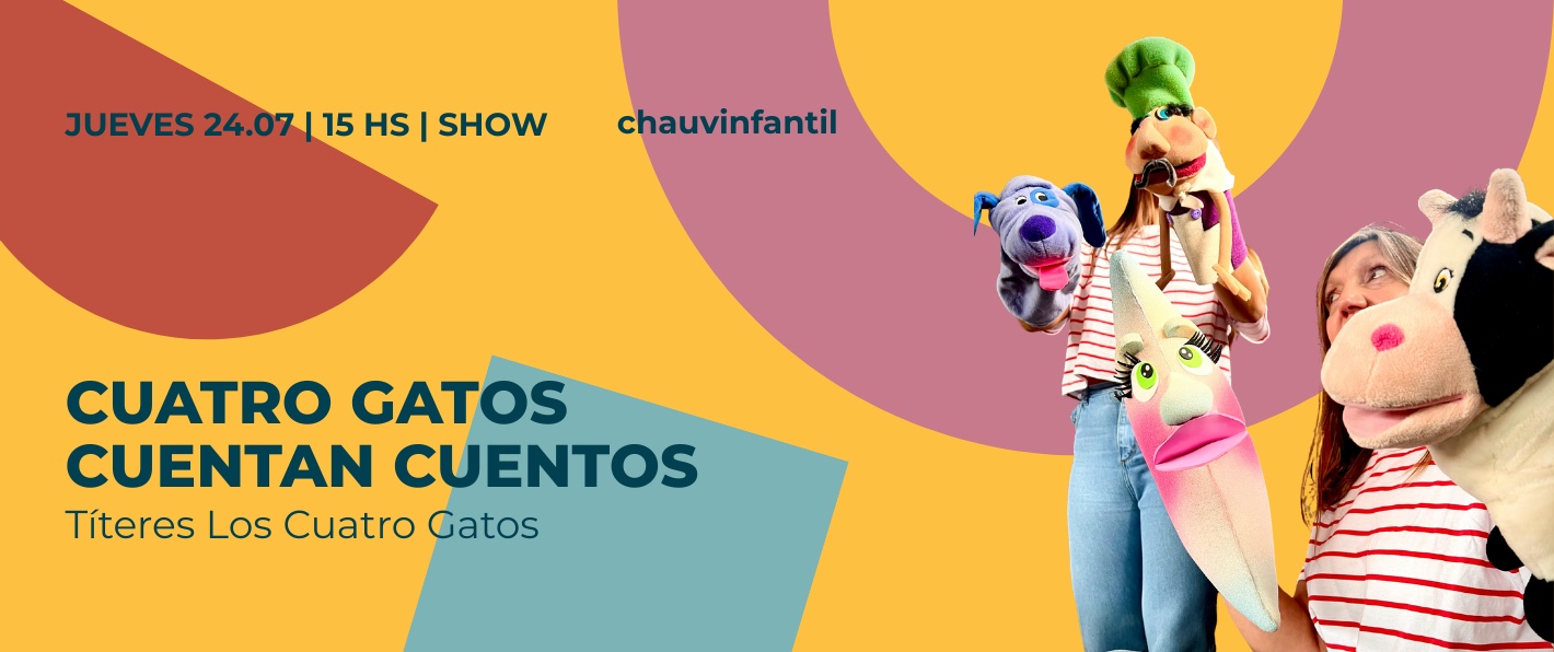 "CUATRO GATOS CUENTAN CUENTOS" TÍTERES LOS 4 GATOS 24/7