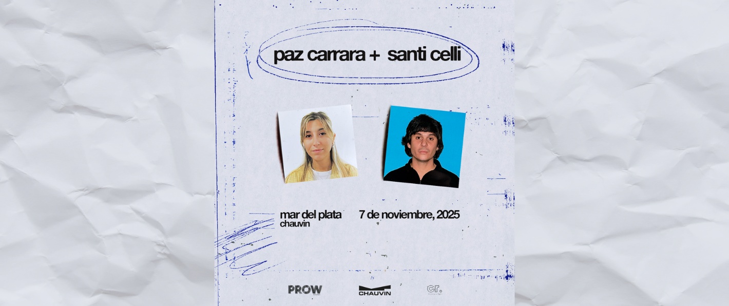 PAZ CARRARA Y SANTI CELLI EN VIVO EN MAR DEL PLATA
