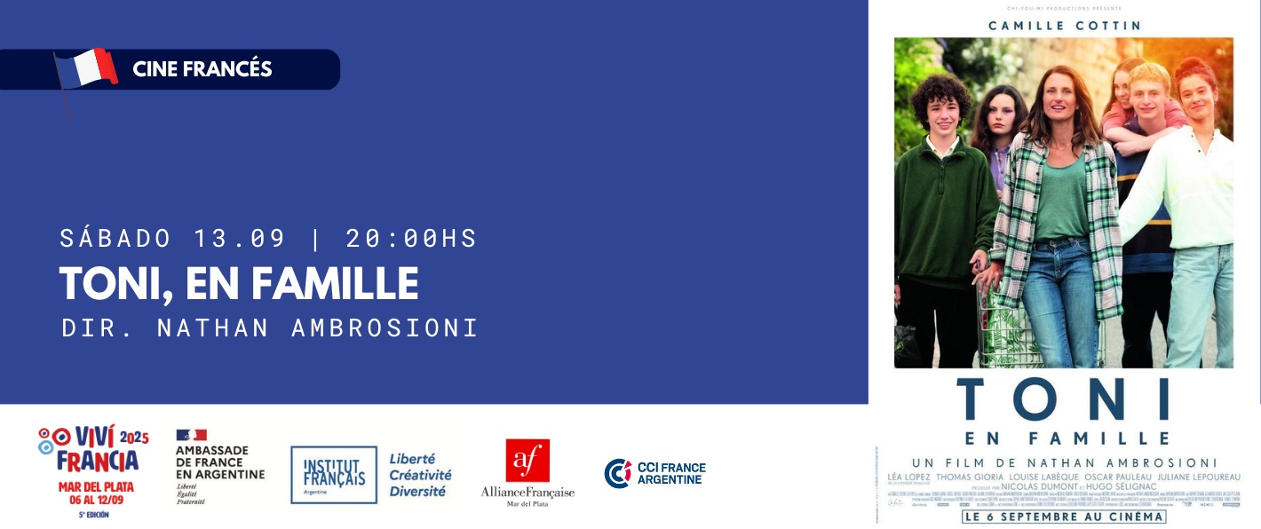 TONI, EN FAMILLE 13/9 CINE FRANCÉS