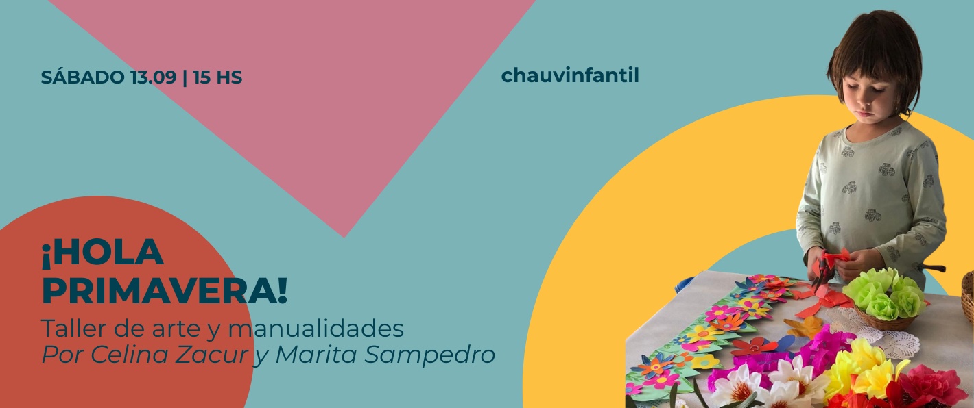 ¡HOLA PRIMAVERA! TALLER DE ARTE Y MANULIDADES  13/9